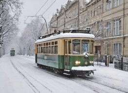 001 - die schneeflocke und das tram